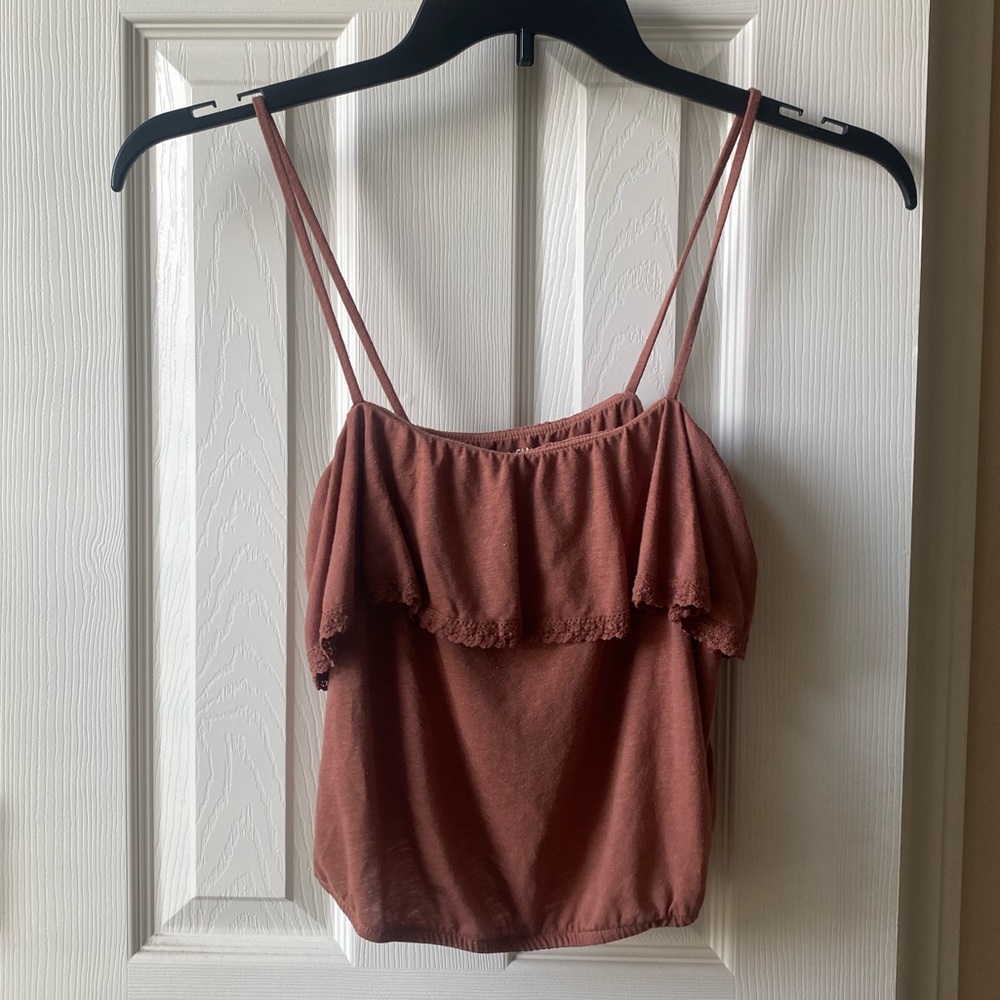 American eagle brown tank top